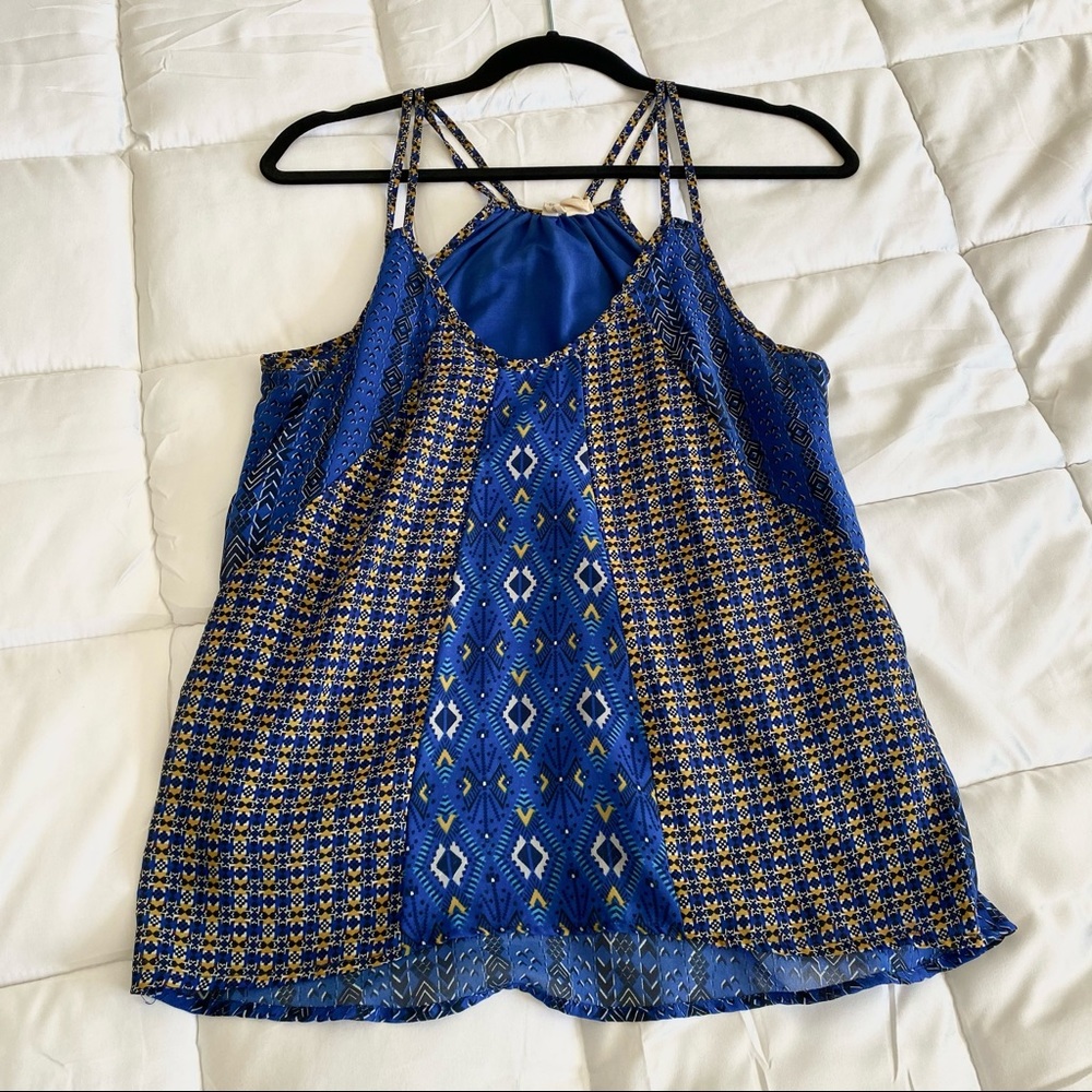 Japna boho blue top